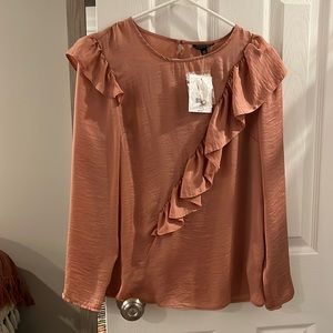 TOP SHOP cute ruffled blouse